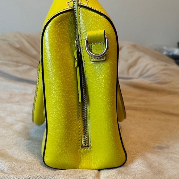 kate spade bright yellow dome satchel with double handles - Picture 5 of 12